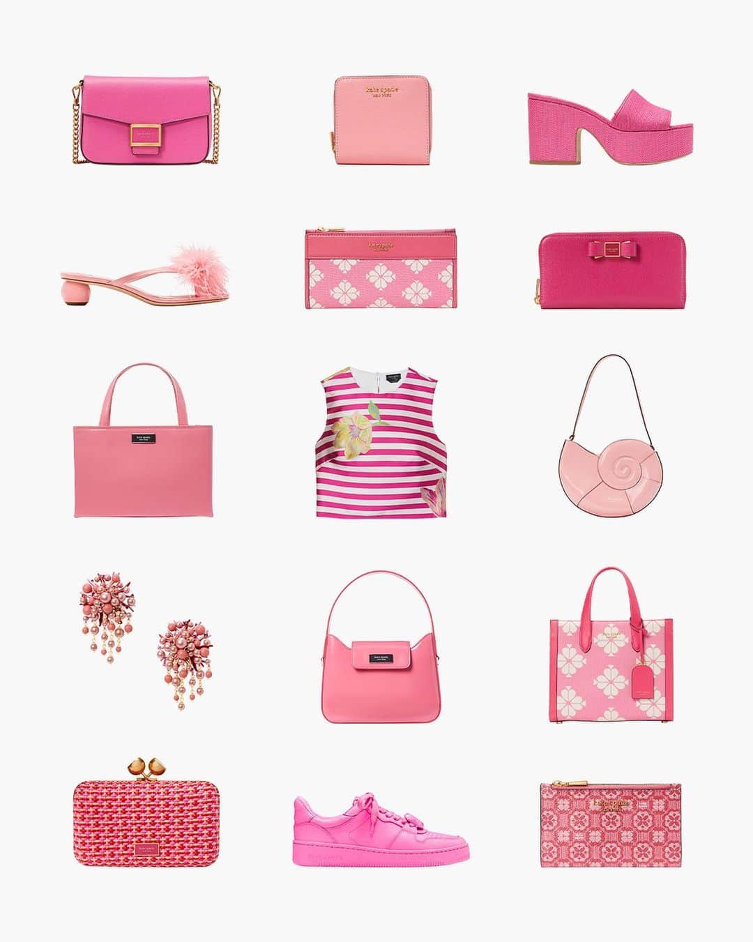 ケイト・スペードのインスタグラム：「No we are most certainly *not* missing out on this pink moment. Which is your preferred? #katespadeny」