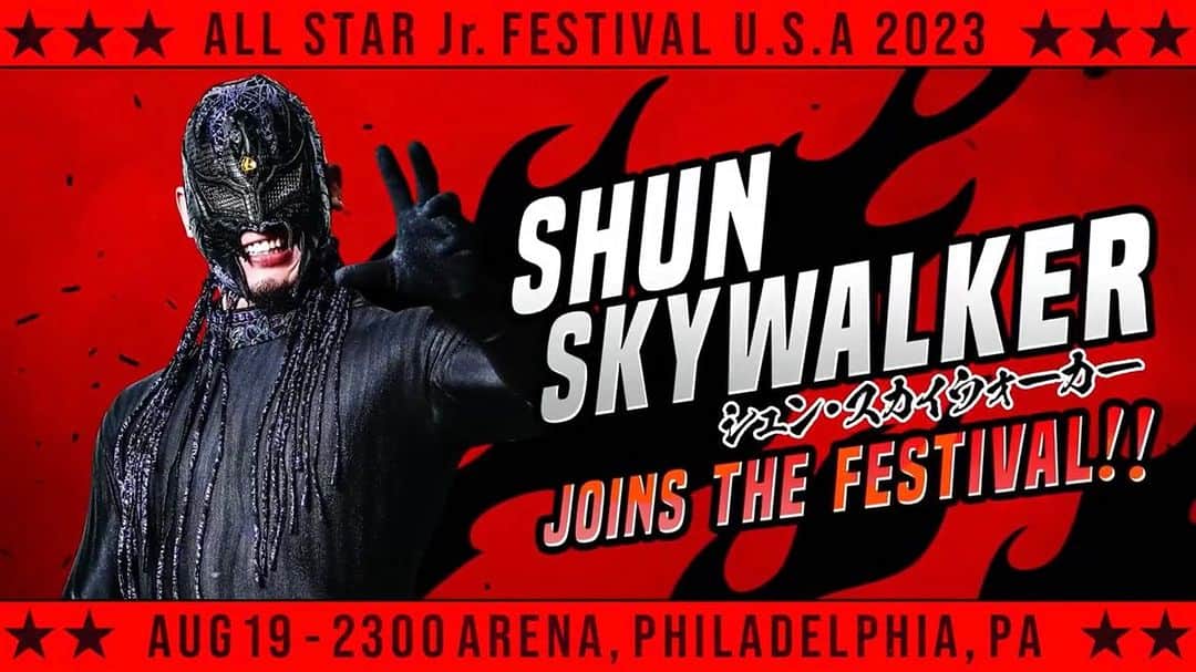 のインスタグラム：「🇺🇸  Time to see if there is anyone in the WORLD that can stand against SHUN SKYWALKER.  #ASJF2023 #Z_Brats#dragongate#prowrestling#shunskywalker#dragongatenetwork#luchalibre#lucha#fitness#training#gym#workout#diet#bodymake#followme#シュンスカイウォーカー#ドラゴンゲート#プロレス#プロレスラー#フィットネス#トレーニング#ジム#格闘技#格闘家#筋トレ#神戸#土岐#多治見」