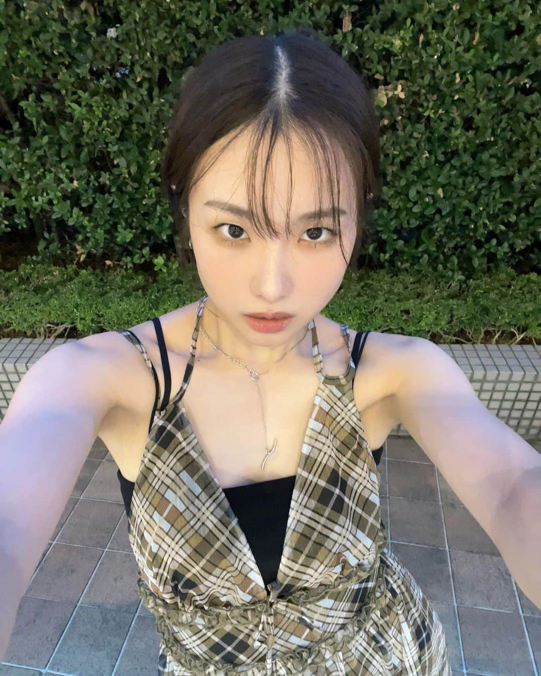 平野沙羅のインスタグラム：「☁️  #一重 #一重メイク #奥二重」