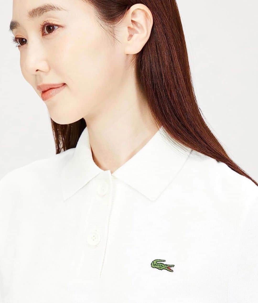 大森晶絵のインスタグラム：「. @lacoste  @amazonfashionjp  . 🐊🐊🐊」