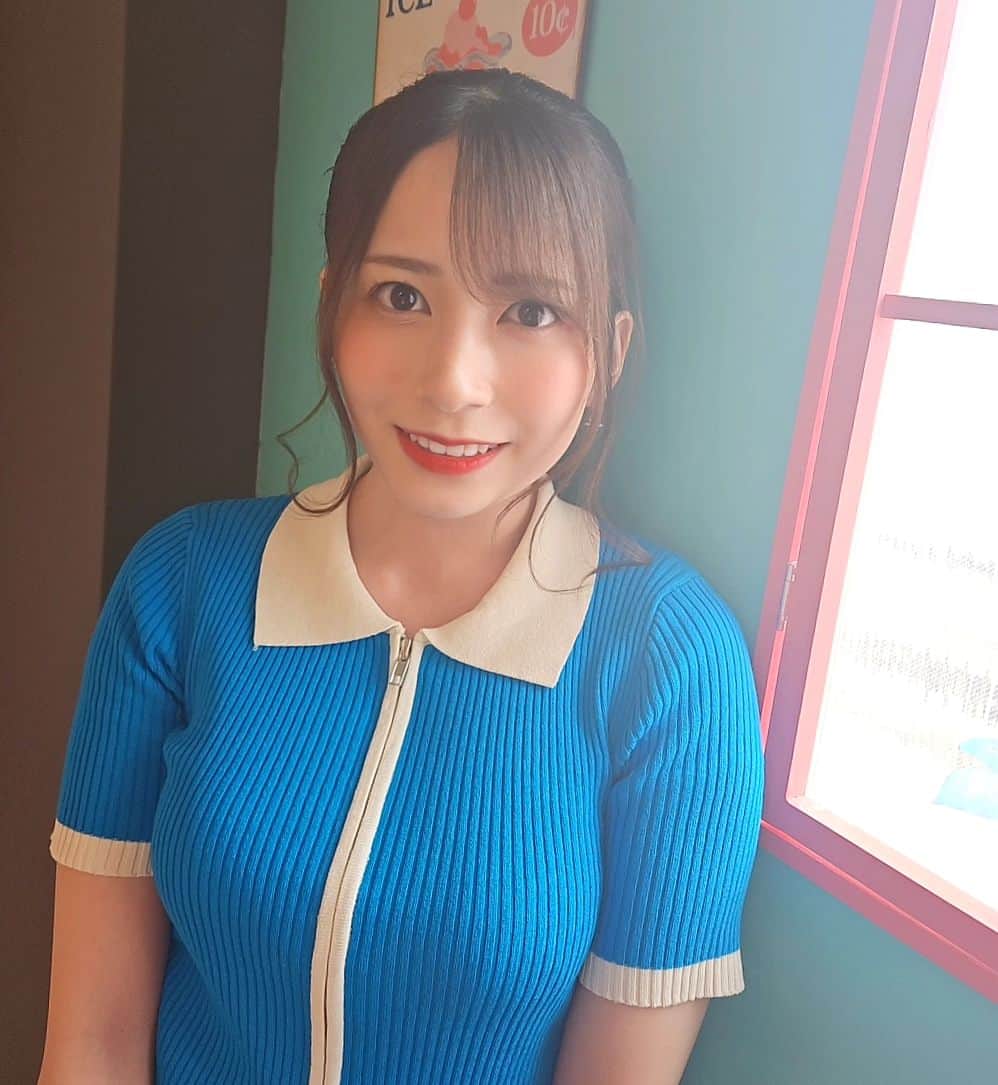 佐々木優佳里のインスタグラム：「💙  大好きなブルー💙  #トキイベ #オフショット #イベント #舞台 #akb48」