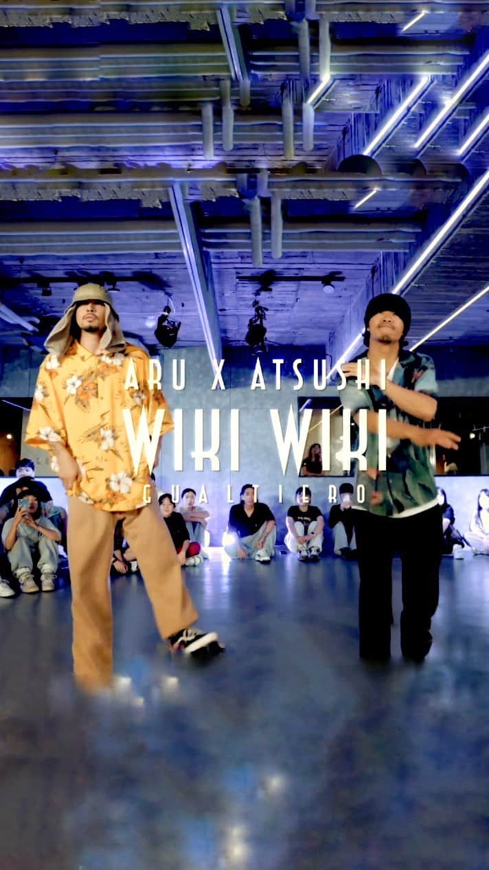 ARU【アル】のインスタグラム：「Workshop footage in Taiwan🇹🇼. Choreo / @______atsushi______ & @aru_sakurada  📍　@undersdance  Video grapher @olddriver_filmstudio @lipton_0502_   Thanks for coming. We were so excited!」