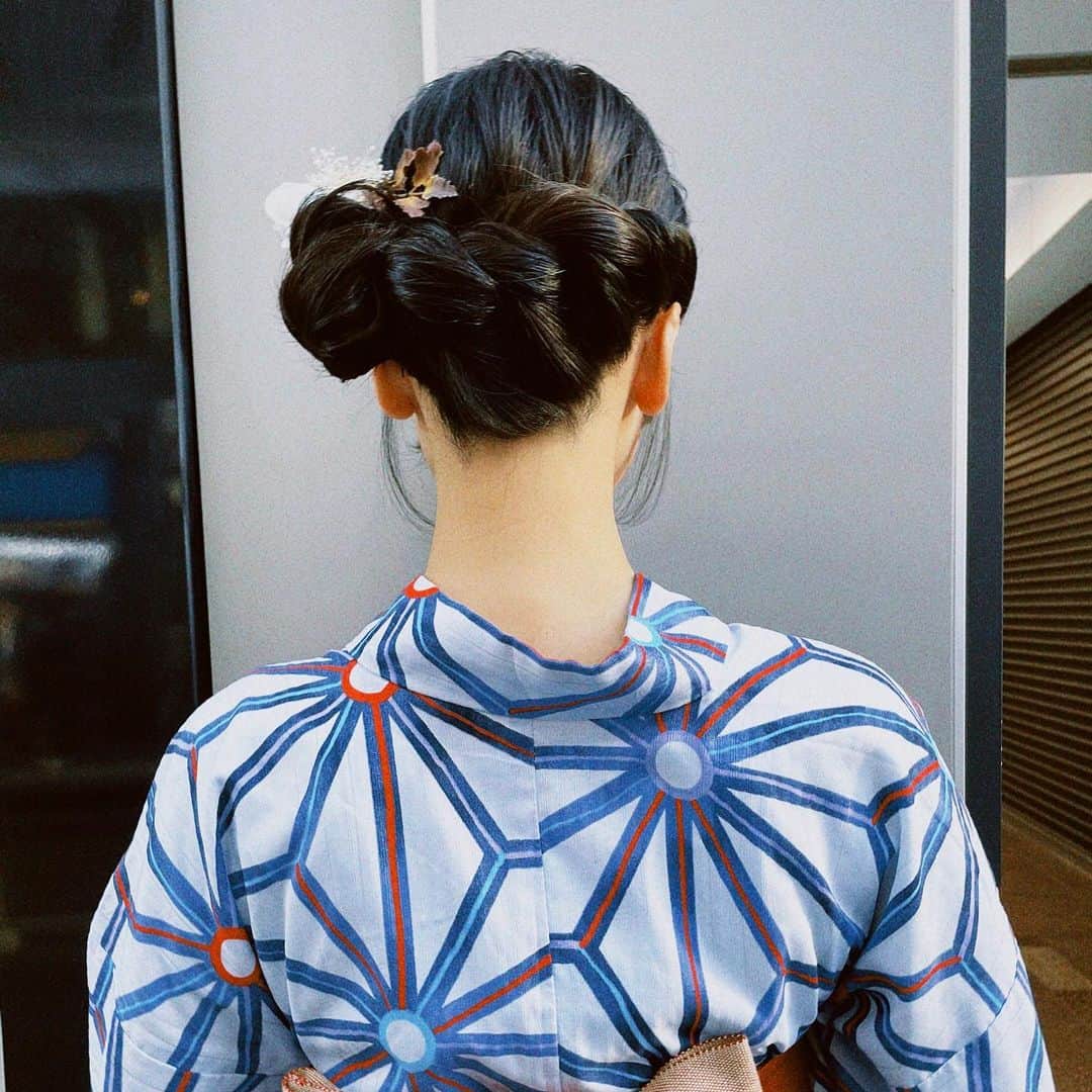 塩野響子さんのインスタグラム写真 - (塩野響子Instagram)「⠀ポイントは帯と髪型😉🤍」7月21日 21時10分 - kyondayo1206