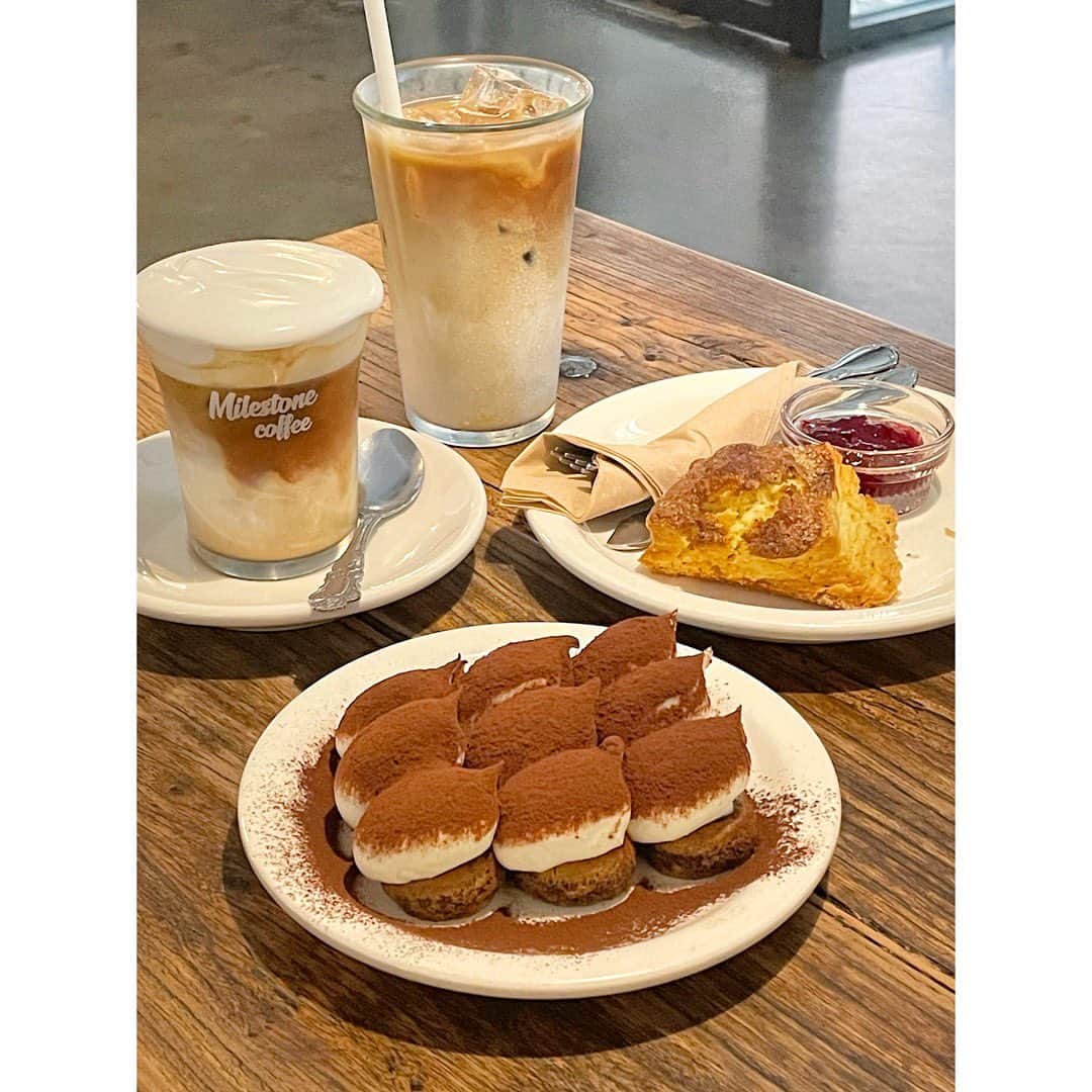 のインスタグラム：「☕️ #milestonecoffee #마일스톤커피 ✨ 韓国おしゃんカフェ🇰🇷❤️」