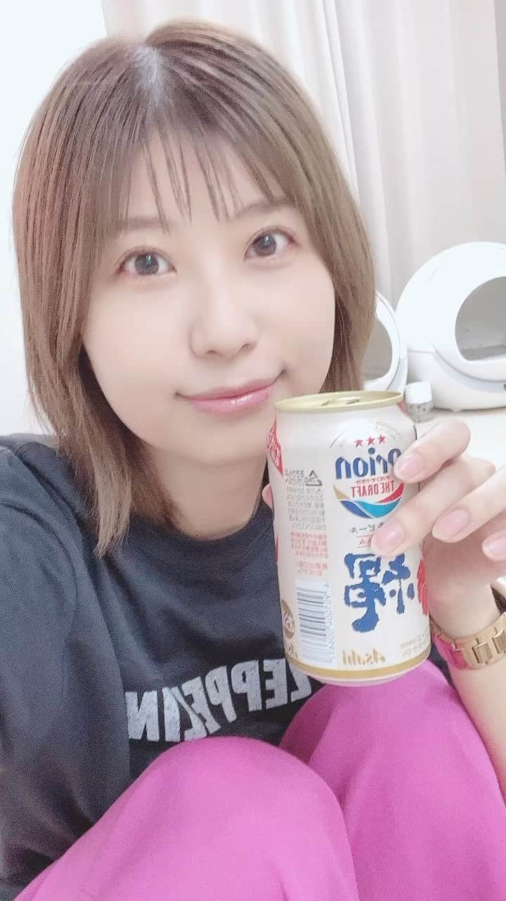 天野麻菜のインスタグラム：「ビール女子。3544」