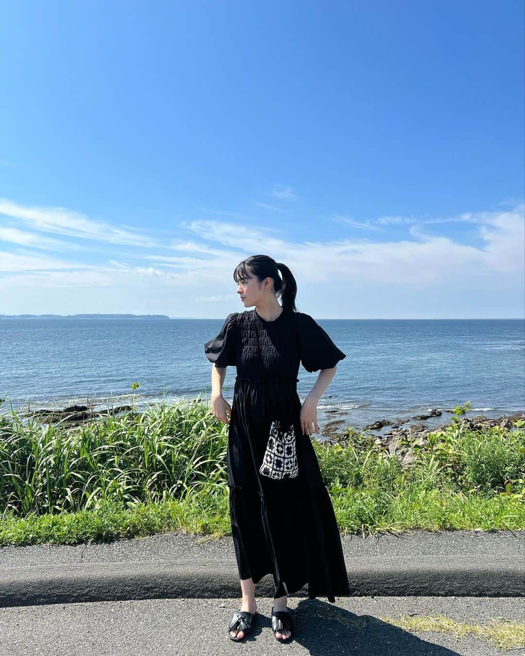 平川結月さんのインスタグラム写真 - (平川結月Instagram)「・ ⁡ 黒多いよなぁやっぱし。 ⁡ ポニーテールも最近よくしてるんだぜ。 ⁡ #ootd #black」7月20日 20時27分 - yuzuki_hirakawa_official