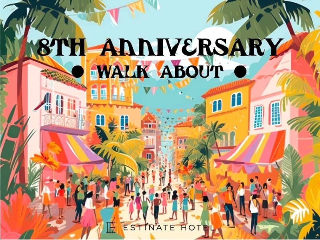 ESTINATE HOTELのインスタグラム：「⚠️開催中止⚠️【8周年イベント「WALK ABOUT」開催のお知らせ】⁠ 衣食住×旅を軸に7つの魅力的なショップが集まったマルシェの開催！✨⁠ DJ Funnel（presented by ESTINATE HOTEL）、最新CD『WALK ABOUT』を限定販売いたします。🎶⁠ 発売日は8月15日ですが、8月5日に開催されるESTINATE HOTEL8周年記念イベントにて、先行販売。⁠ ⁠ 「旅の歩いているシーン」のサウンドトラックをイメージした、ミックスCDのタイトルは『WALK ABOUT』。⁠ CDジャケットのデザインはCHALKBOYさんです！@chalkboy.me⁠ ジャケットに描かれた「好奇心旺盛な猫」のTシャツや、その猫が引っ張ってよれてしまったカセットテープがユニークなデザインのキーホルダーも販売いたします！⁠ CD（+A5クリアファイル）『WALK ABOUT』⁠ 8/15の発売日に先駆けて、8/5よりESTINATE HOTELでは先行販売開始！発送での予約受付は別途ご案内いたします。⁠ Tシャツセット、キーホルダーセットも販売予定！⁠ ⁠ 参加ショップ🙌🏻⁠ 8/5~8/13はPOP UP SHOPも同時開催！⁠ この機会にWHW！の世界に触れてみてください。⁠ ・WHW！：@whw_whatahandwrittenworld⁠ ⁠ 衣👚⁠ ・RAINBOW WATER：@rainbowwater_hemp⁠ ・THE FLAVOR DESIGN STORE "OKINAWA"：@theflavordesign_okinawa⁠ ☆両日14:00~19:00（18:30最終受付）　Flavor Shake(ファブリックミスト作成)のワークショップあり。4,950円/本⁠ 予約はDMにてより受付。⁠ ⁠ 食😋⁠ COFFEE potohoto：@coffeepotohoto⁠ ※8/6 14:00~18:00のみ #estinatelounge 出店⁠ ⁠ 住🏠️⁠ ・ガラス工房ブンタロウ：@buntaroh_g⁠ ・Sincere flower：@__sincereflowers⁠ →台風の影響で出店中止になりました。 ・Self photo studio：@self.photo.studio⁠ ・CHALKBOY：@chalkboy.me⁠ ☆当日は1分間タイムアタック似顔絵の開催有！⁠ ⁠ 旅の音🎵⁠ ・Dj funnel ：@fun_nel⁠ ⁠ ⁠ -----⁠ ESTINATE HOTEL NAHAは、旅の次が見つかるカジュアルホテルです！👉@estinate_hotel_naha⁠ ⁠ 『旅は不完全なほどおもしろい、⁠ 旅の計画には余白を。⁠ それは、あなたの旅が素晴らしい体験になる第一歩』⁠ ⁠ #estinatehotel⁠ #livelyhotels⁠ ⁠ #オリジナル商品#デザイン#限定#オリジナル#オリジナルtシャツ#オリジナルグッズ#グッズ#沖縄イベント情報#那覇#沖縄生活#沖縄ライフ#イベント#沖縄カフェ#沖縄好き#那覇ホテル#沖縄ホテル#LIVELYHOTELS #ライフスタイルホテル ⁠ #japanhotel #japanesehotel #lifestylehotel #designhotel #traveljapan #discoverjapan ⁠#japantrips #okinawalifestyle」