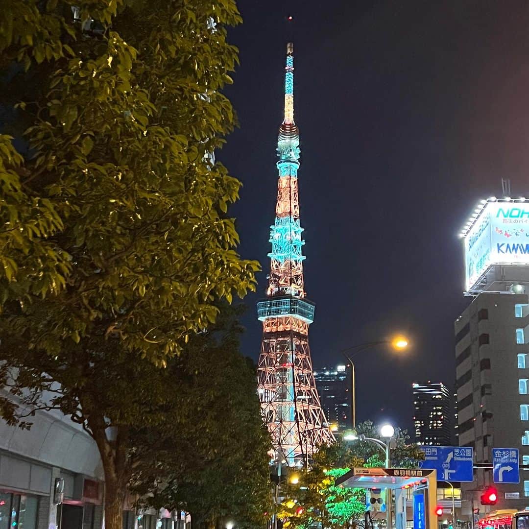 牛窪万里子さんのインスタグラム写真 - (牛窪万里子Instagram)「先日は夜ラジオ収録がありましたが、酷暑でしたので、丁度良い時間帯でした。しかし夜でも暑かった…💦  東京タワーの夜景が涼しげで目が休まりました。  #ラジオ #ラジオ収録 #東京タワー #夜景」7月20日 21時07分 - mariko_ushikubo