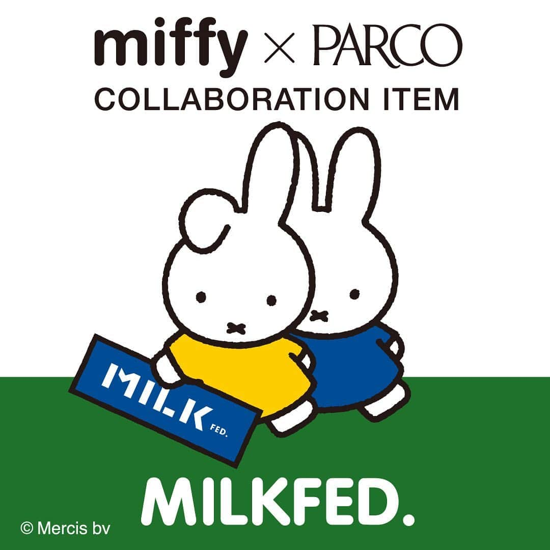 MILKFED.さんのインスタグラム写真 - (MILKFED.Instagram)「【PARCO LIMITED】 MILKFED. | miffy collection  7/21 (FRI) RELEASE!!  ミッフィーの隣の席に座る転校生の男の子「ダーン」の コラボ限定デザインを使用した、 Tシャツ、キーホルダーがラインナップ。  ☑MILKFED.xMIFFY AND DAN S/S TEE　ONESIZE　￥6,050 ☑MILKFED.xMIFFY AND DAN KEY CHAIN　￥1,320 ⁡  ～販売場所～ ・MILKFED.名古屋 ・calif渋谷 ・X-girl広島 ⁡  「ミッフィーと パルコの なつ。」 明日7/21(金)より開催。   #milkfed #milkfedjp #ミルクフェド #miffy #ミッフィー #dan #ダーン」7月20日 21時12分 - milkfedjp