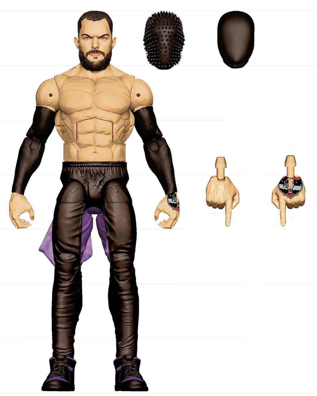 ファーガル・デヴィットのインスタグラム：「Extreme Rules Finn Elite 107 : Coming Soon @mattel」