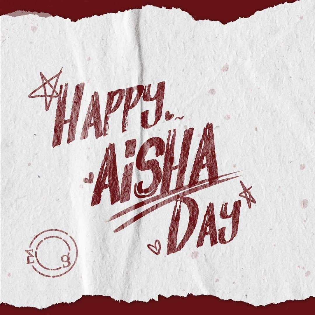 EVERGLOWのインスタグラム：「[🎉EVERGLOW DAY]  2023.07.21 AISHA DAY  HAPPY BIRTHDAY TO AISHA 아샤의 생일을 축하합니다💕  #EVERGLOW #에버글로우 #AISHA #아샤 #HAPPY_AISHA_DAY」