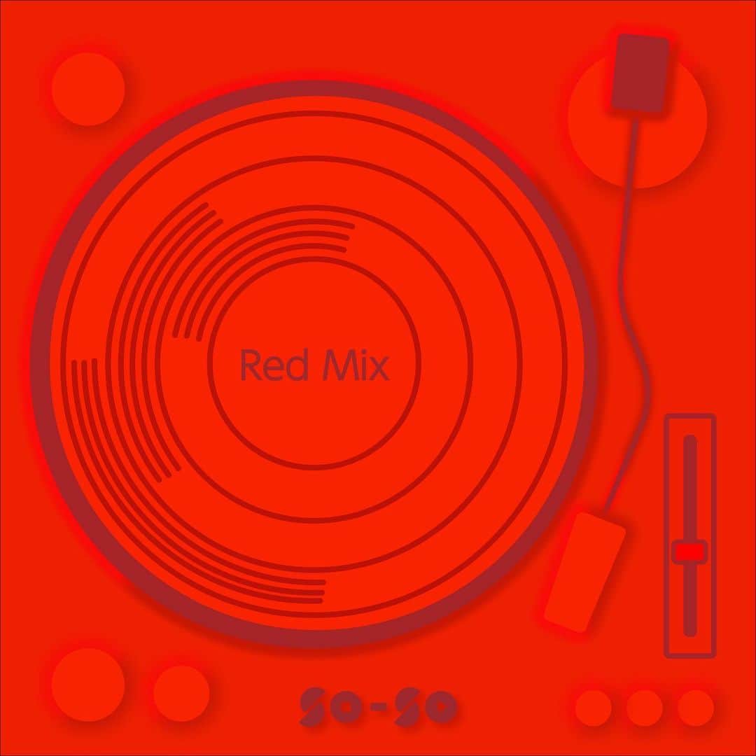 SO-SOのインスタグラム：「OUT NOW!!!!  SO-SO New DJ Album “Red Mix” (House DJ Set)  Link in bio. Check it out🔥」