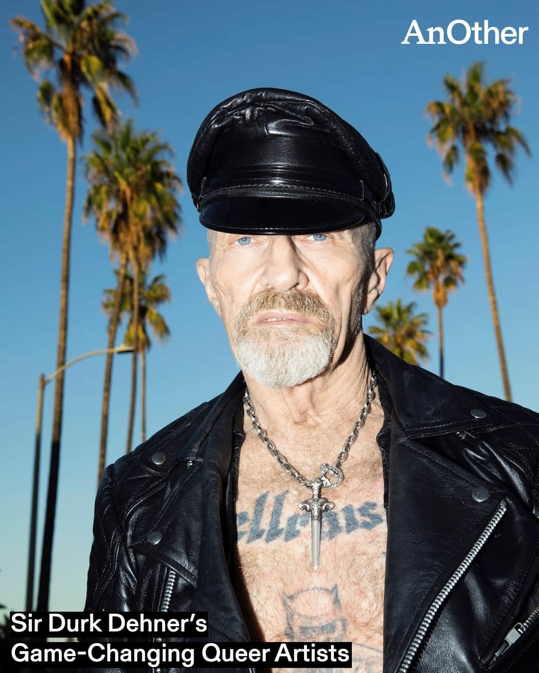 AnOther Magazineのインスタグラム：「“There used to be a very strong definition that if [work] contained sexual expression it was pornography,” Sir #DurkDehner tells @georgepistachio2. “Michelangelo’s David has been banned in some American school systems, then you travel to Italy and other European countries and nude sculptures are everywhere. Man has a constant desire to label identities.”⁠ ⁠ Ahead of Tom of Finland Art & Culture Festival’s crash landing in London this weekend, the @tomoffinlandfoundation's co-founder speaks about the fine line between art and porn, and tells us the radical artists we should keep an eye out for 👀⁠ ⁠ See the list at the link in bio 📲⁠ ⁠ 📸 1. Sir Durk Dehner, photographed by @elljmorgan⁠ 2. Butt-on, by @marcaureledebut⁠ 3. Jock 1, by @pagettmatthew⁠ 4. @violetchachki, by @jamesdavisonstudio⁠ 5. @institute_digital_fashion」