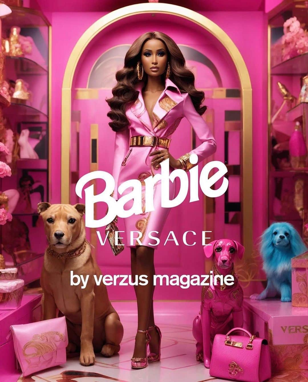 イマン・アブドゥルマジドさんのインスタグラム写真 - (イマン・アブドゥルマジドInstagram)「In a Barbie world! @verzusmagazine」7月21日 0時56分 - the_real_iman