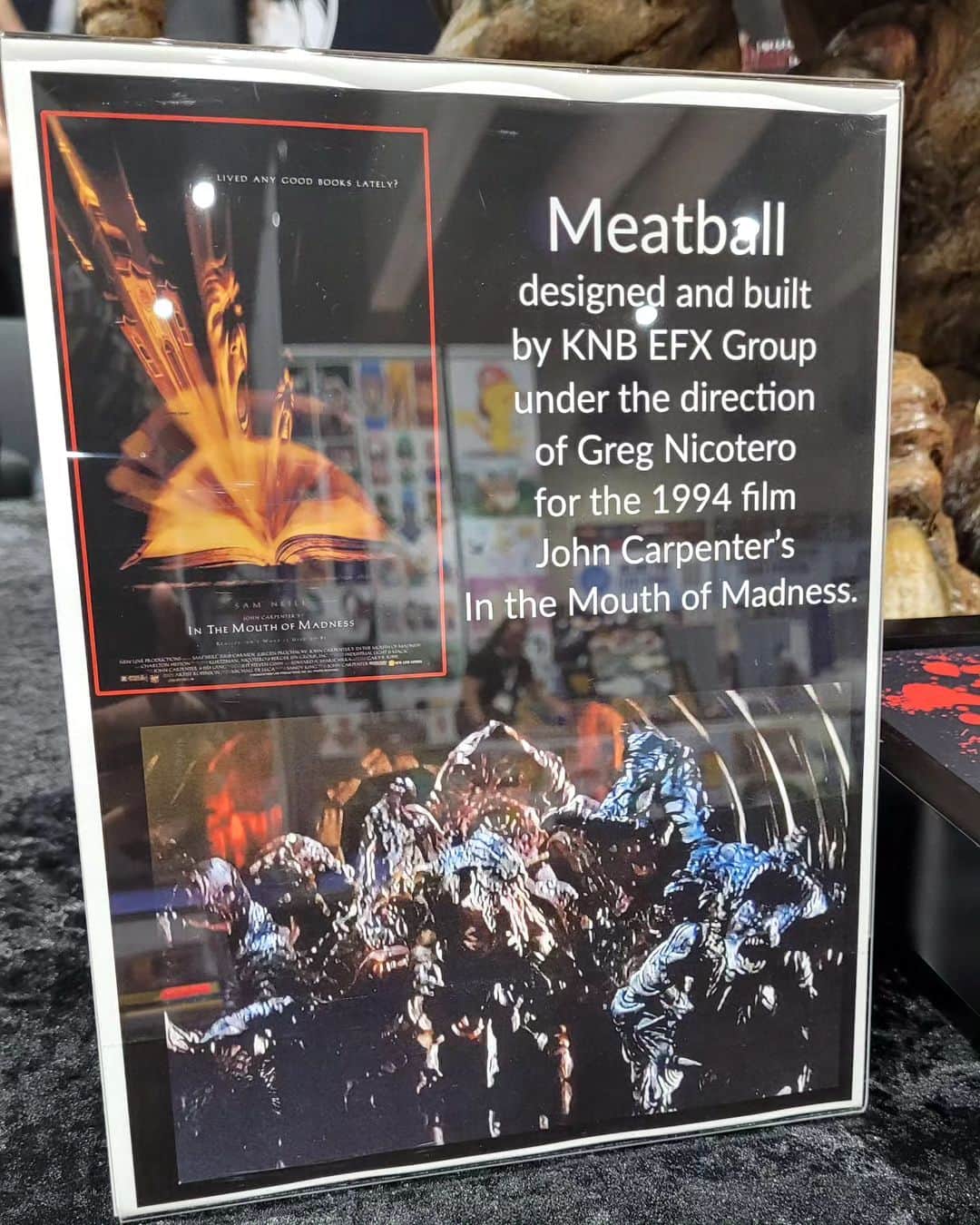 ジョン・カーペンターさんのインスタグラム写真 - (ジョン・カーペンターInstagram)「If you are at SDCC this year, be sure to stop by booth 1935 and visit Meatball from the film In The Mouth Of Madness (1994). Meatball was designed by KNB EFX under the direction of the great @gnicotero.   #sdcc  #inthemouthofmadness  #suttercane  #horror」7月21日 0時57分 - johncarpenterofficial