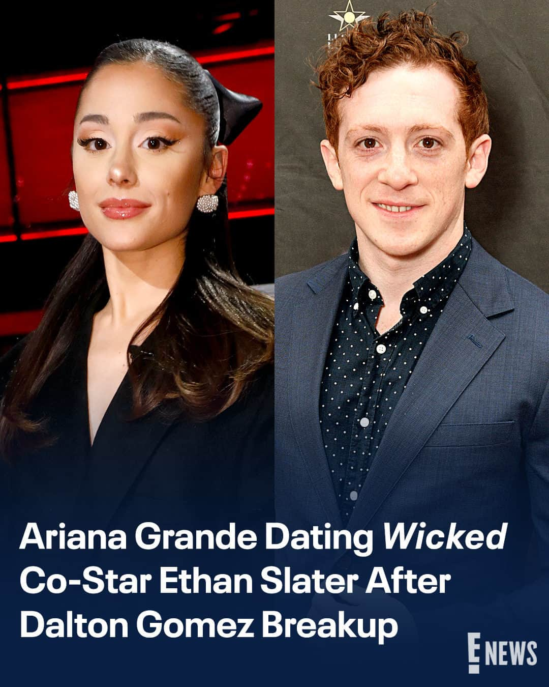 E! Onlineさんのインスタグラム写真 - (E! OnlineInstagram)「Ethan Slater, Ariana Grande is so into you. Link in bio for more on the #Wicked costars' relationship. (📷: Getty)」7月21日 1時06分 - enews