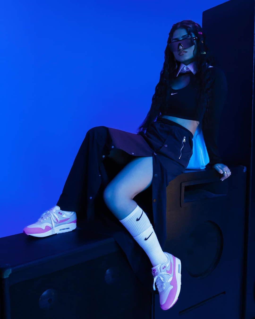 Nike Sportswearさんのインスタグラム写真 - (Nike SportswearInstagram)「Bay Area based @ashleymehtaofficial draws from her diverse background to make magic.🪄🎶  The R&B/Pop artist and model isn’t afraid to experiment with her sound or style, often opting for bold statement pieces. She always keeps things grounded with timeless staples like the #AirMax1.  Visit our IG shop and make your own magic with #AirMax1.」7月21日 1時02分 - nikesportswear