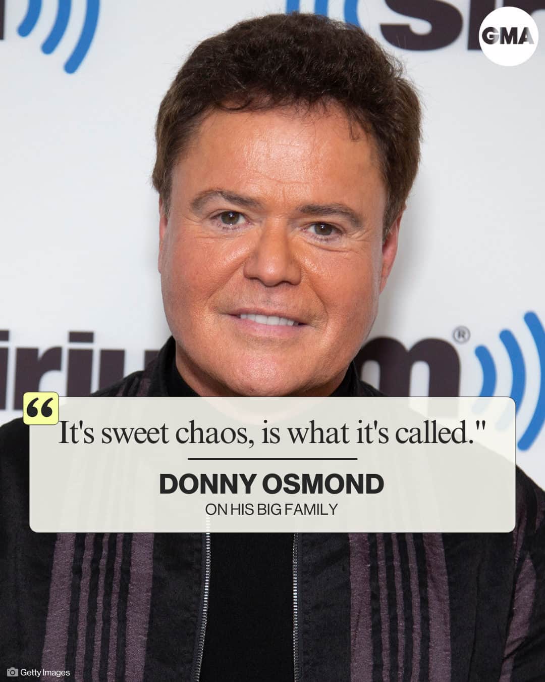 Good Morning Americaさんのインスタグラム写真 - (Good Morning AmericaInstagram)「@donnyosmond is a big family man -- literally. ❤️ Read more at our link in bio.」7月21日 1時15分 - goodmorningamerica