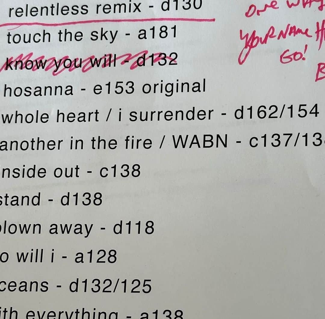 ユナイテッドのインスタグラム：「Prepping our set list for @worshiptogether Conference this weekend 🙌 Any suggestions? 👀」