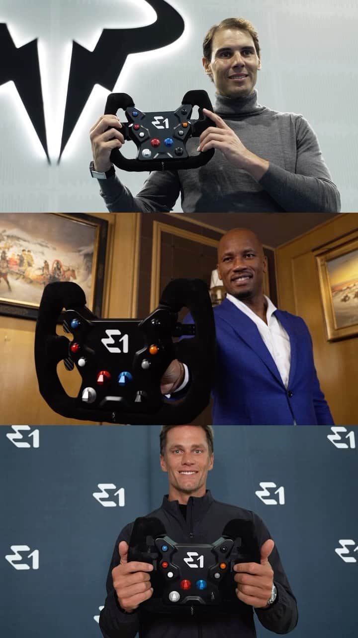 ディディエ・ドログバのインスタグラム：「It doesn’t matter how many Super Bowls you’ve won, goals you’ve scored or trophies you’ve lifted, everyone wants a picture with the RaceBird steering wheel 😅⚡️  #E1Series #ChampionsOfTheWater #TomBrady #NFL #Motorsport #Tennis #Football #DidierDrogba #RafaNadal」