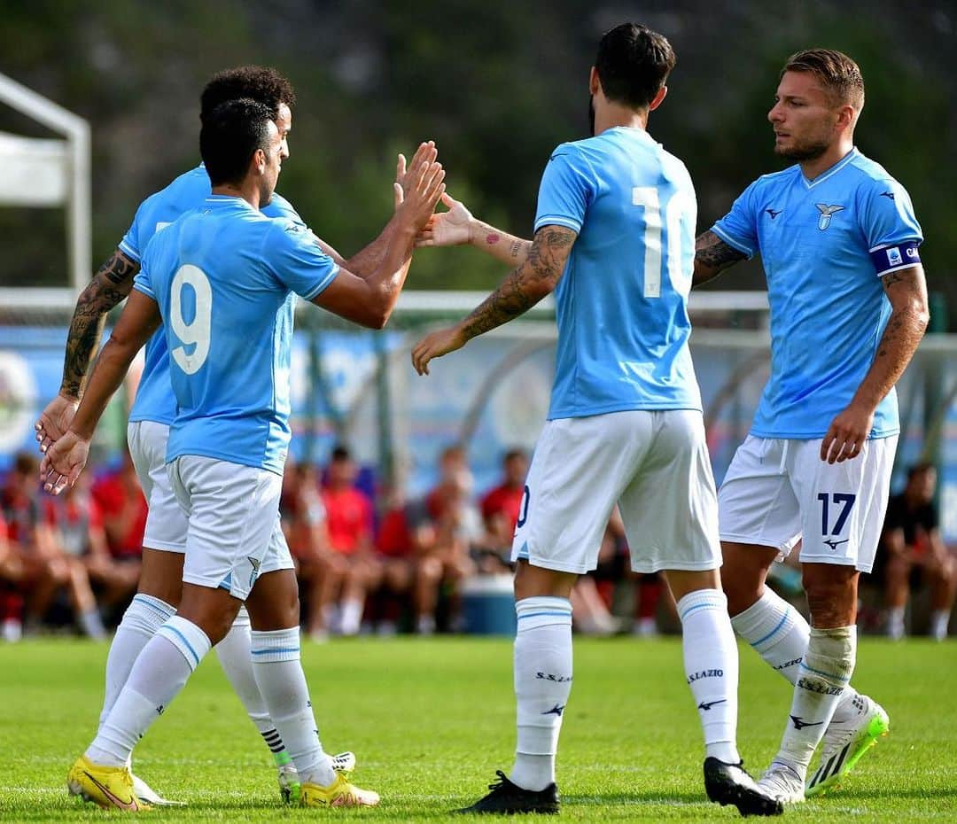 ペドロ・ロドリゲス・レデスマのインスタグラム：「⚽️💪🦅 FORZA LAZIO ⚪🔵  #Auronzo2023 #LazioPrimorje  @official_sslazio #ForzaLazio」