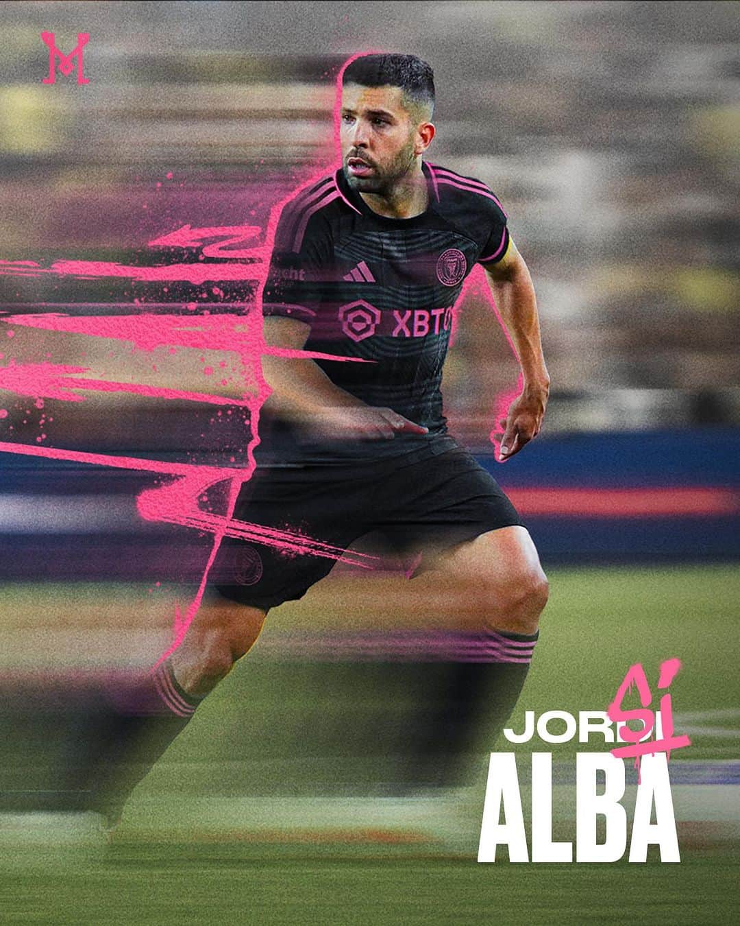 ジョルディ・アルバのインスタグラム：「Oficial ✍️🇪🇸 Bienvenido @jordialbaoficial   We have signed Spanish defender Jordi Alba to a contract running through the 2024 MLS season!」