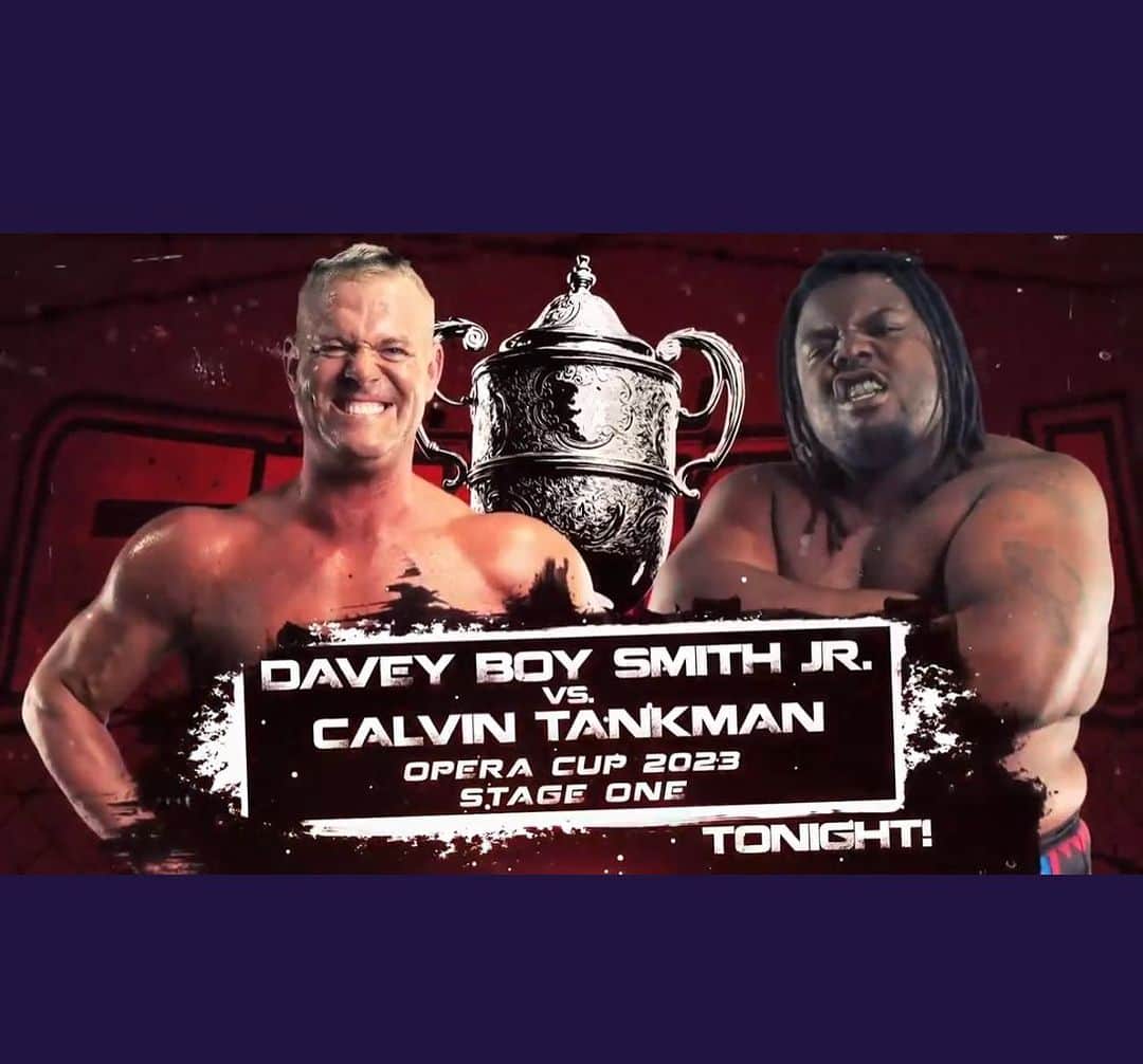 デイビーボーイ・スミス・ジュニアのインスタグラム：「Tune in to MLW Fusion on YouTube and Reelz Tonight from NYC Tonight!  I take on Calvin Tankman in an Opera Cup qualifying match up. This Tankman is a force to be reckoned with, and I faced against him before at BLOODSPORT and he is one of the strongest and toughest men I’ve battled. Fans don’t wanna miss this one. My 2023 comeback year going strong, gonna keep going STRONG. OPERA CUP will be mine, and I will be 2-Time Opera Cup Winner. 🏆 🥇 🤼‍♂️」