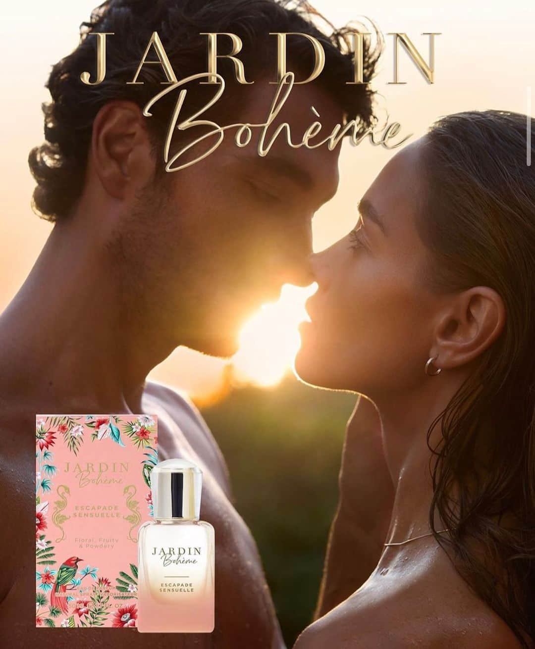 NINA PARKのインスタグラム：「ESCAPADE SENSUELLE Fragrance Campaign by @jardin.boheme OUT NOW 🔥 _____________________________________  #Models @_gulsina; @luchojacob II #Client @___.k.a.p.___ @douglas_cosmetics II #Director; Photography; DOP @andersfilms II #Photography @studio_charliljung II 2nd Unit + Camera @davidequatela II 1. AD @chris_manzana II #Production @meyer_gunnar @fynnwulf_ @tempomedia.de II #Styling @annchastylist II #Hair @carstenrichert II #MakeUp by Moi @ninaparkbeaute for @ballsaal_artist_mgmt」