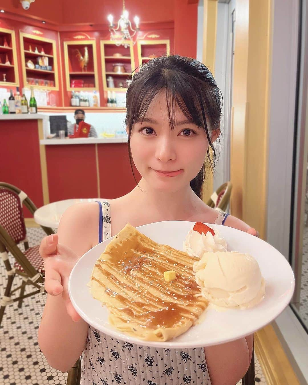 星名美津紀のインスタグラム：「しごおわクレーーープ！！(°▽°)」