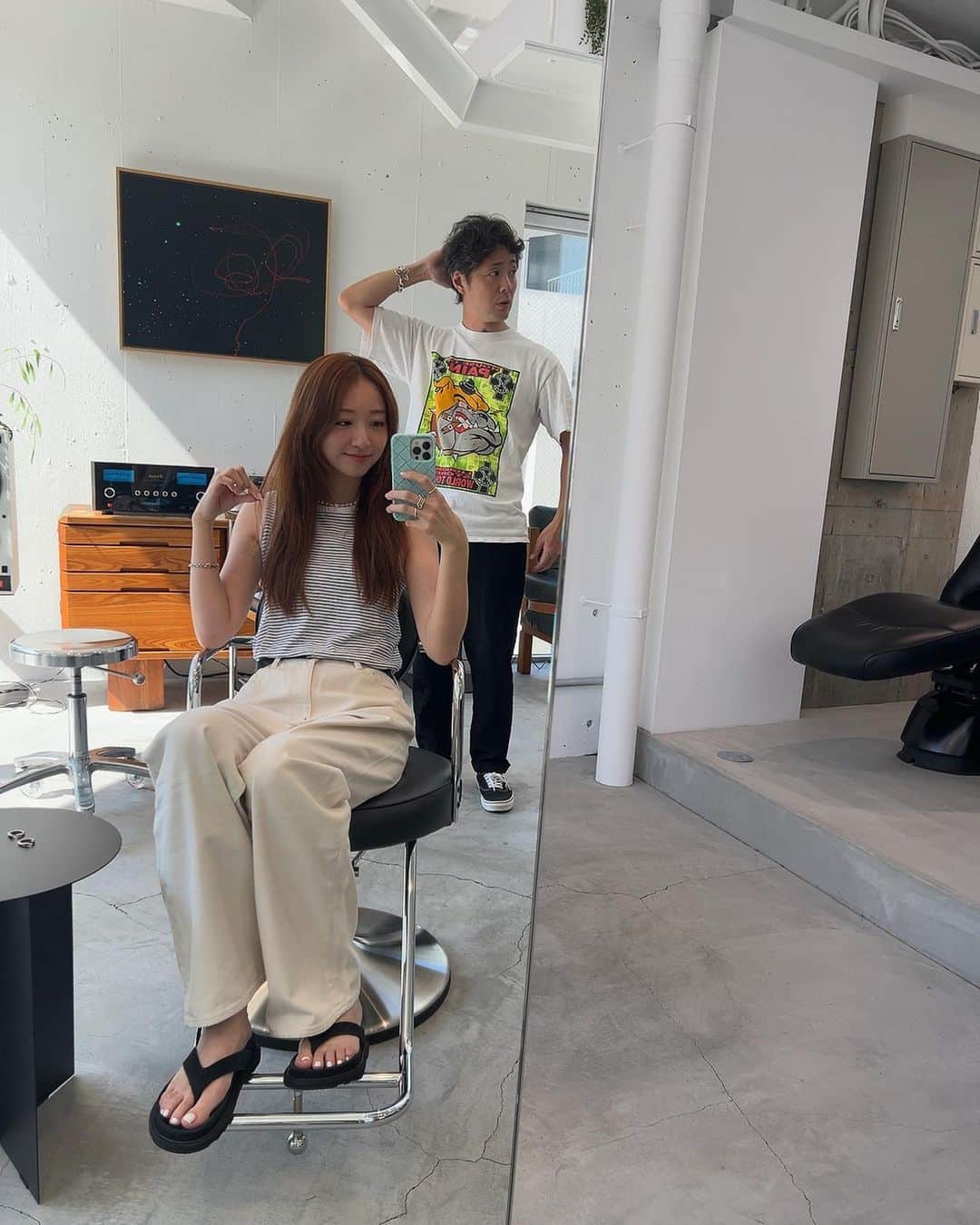 鹿沼憂妃さんのインスタグラム写真 - (鹿沼憂妃Instagram)「new hair♡ イメチェン、どうかなどうかな？ （3枚目動画です）（beforeは最後📷）  @takashionozaka さまアリガトウ😎✂︎」7月21日 16時45分 - shika_0225