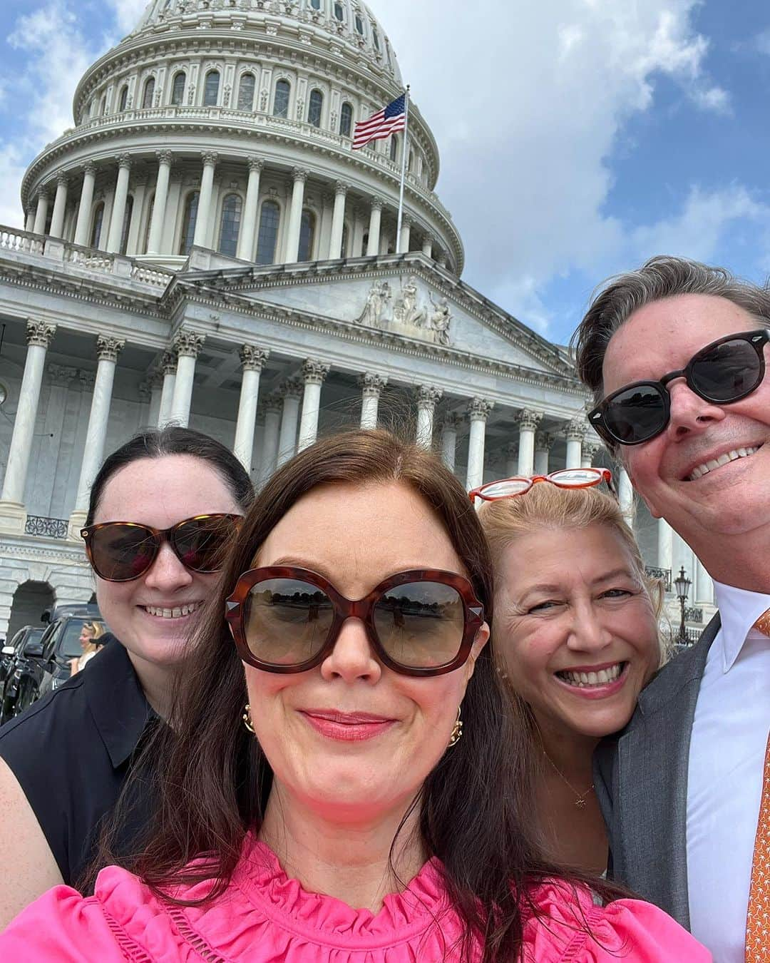 ベラミー・ヤングさんのインスタグラム写真 - (ベラミー・ヤングInstagram)「What an honor to get to be in #DC today with the @aspca supporting the passage of #GoldiesAct 🥰 Goldie wasn't a pet- she lived & died in filth in a #PuppyMill in Iowa. She didn't even get a name: she was Golden Retriever #142. But we remember her as Goldie.  The #USDA knew about her suffering- even documented it- but did nothing to save her.  We are hoping to amend 1966's #AnimalWelfareAct to make sure that the USDA has to do their job of reporting all cruelty cases so that no other animals have to die like Goldie did.  You can learn more at aspca.org 💗 If this issue touches you heart, please call your representatives & tell them to support #GoldiesAct in the upcoming #FarmBill.  But most importantly: call your reps. About whatever you care about. They are in DC to amplify your voice- but first they have to know what you have to say. You can google your reps & their info by your zip code, & someone is always at the office to take note of what constituents care about.  Your voice matters. 🥰 I'm sending everyone so much love. Hope today is being gentle on you. #ASPCA #GoldiesAct ❤️💗❤️💗❤️💗❤️」7月21日 8時49分 - bellamyyoung