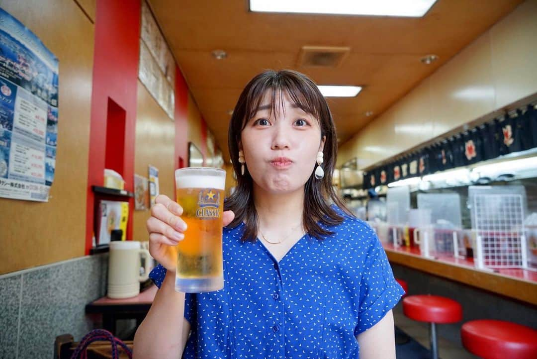 室岡里美さんのインスタグラム写真 - (室岡里美Instagram)「⁂  外でのビールが美味しい季節になりましたね〜。  ただ、アルコールを摂取する時は 同じくらいのお水を飲むことを忘れずに‼︎ 私も励行します。  元気にビールを楽しみましょう！  #HTB #イチモニ #ビアガーデン #熱中症に注意 #水分補給を忘れずに #アナウンサー #室岡里美」7月21日 12時49分 - htb_satomimurooka