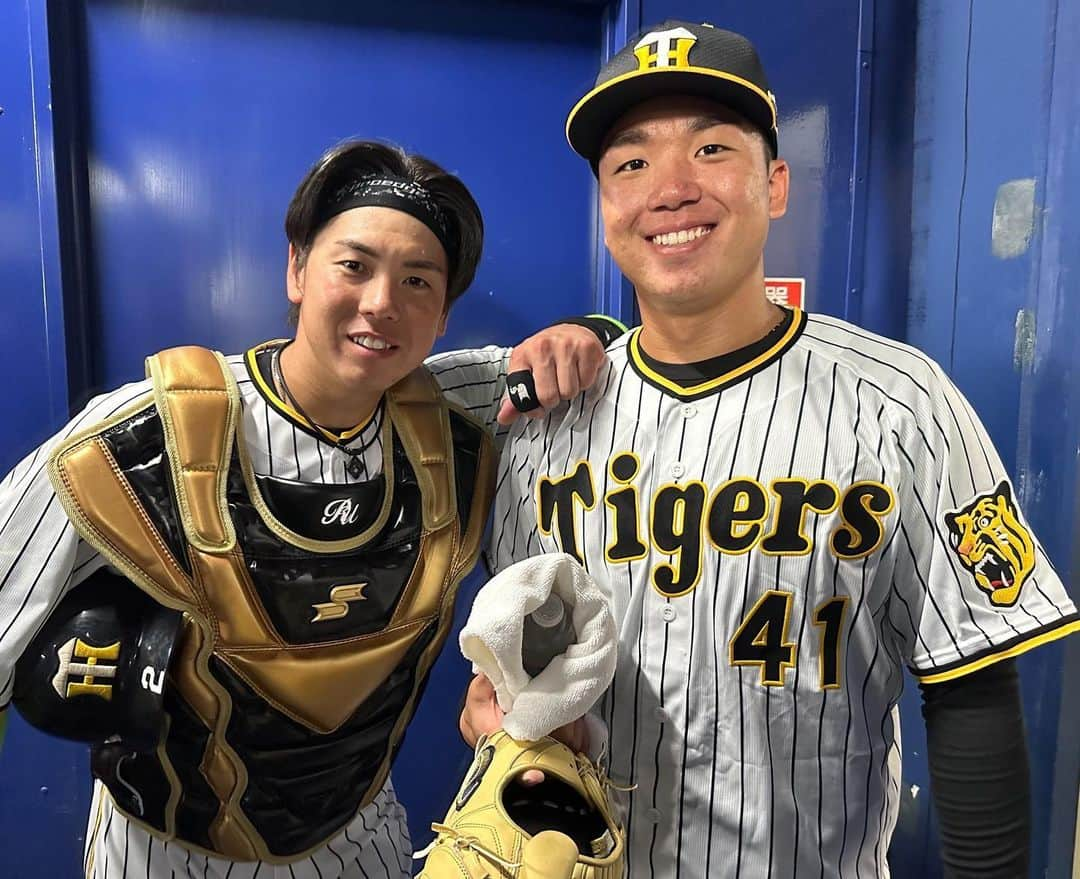 梅野隆太郎さんのインスタグラム写真 - (梅野隆太郎Instagram)「2023 マイナビオールスター⚾️ バンテリンドーム 〜思い出〜  #梅野隆太郎 #岩崎優 #大山悠輔 #中野拓夢 #木浪聖也 #大竹耕太郎 #佐藤輝明 #村上頌樹 #シェルドンノイジー  #岡田彰布監督 #トラッキー #Tigers girls  #山崎康晃 #トレバーバウアー」7月21日 14時12分 - ryutaro_umeno_official