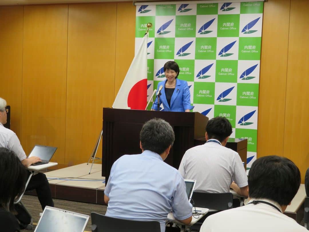 高市早苗のインスタグラム：「7月21日 記者会見」