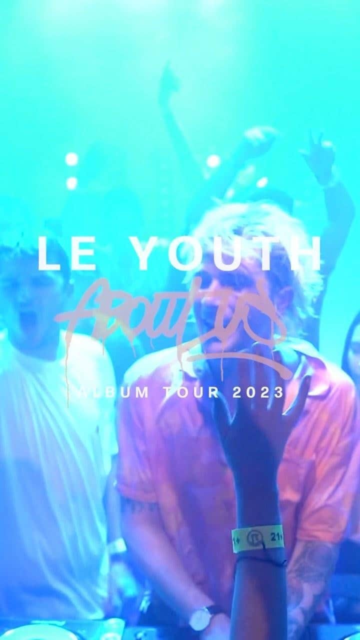 ル・ユースのインスタグラム：「the 𝗔𝗕𝗢𝗨𝗧 𝗨𝗦 tour… tickets on sale now ♡  ⇢ tag your friends and what show you’re coming to ⇠  I can’t wait to see you!  ticket link in bio ✦」