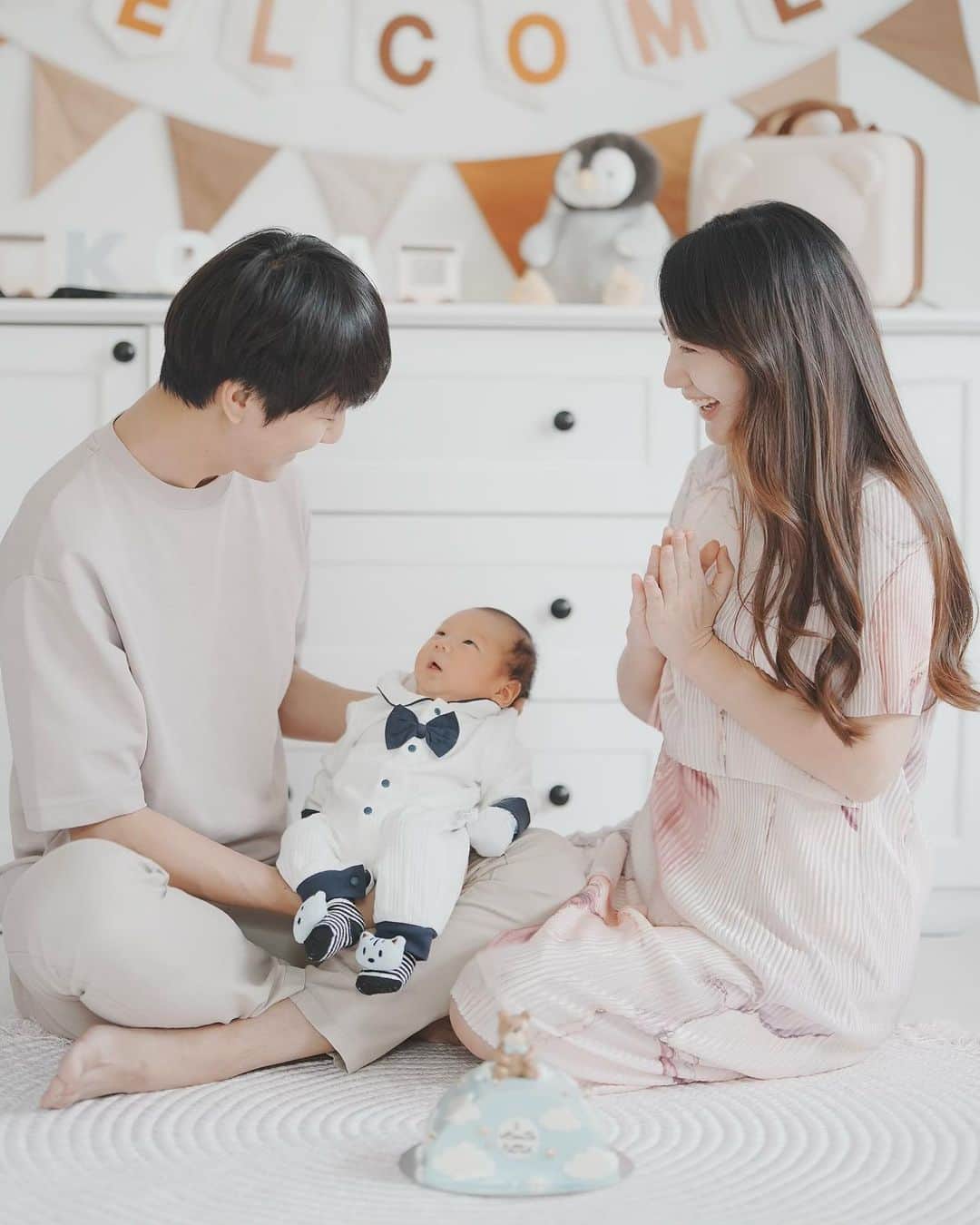 インヤさんのインスタグラム写真 - (インヤInstagram)「Happy 1 Month Old Birthday 👶🏻🎉✨  #1monthold #babyboy #loving」7月22日 2時21分 - yingya_thanijachinya