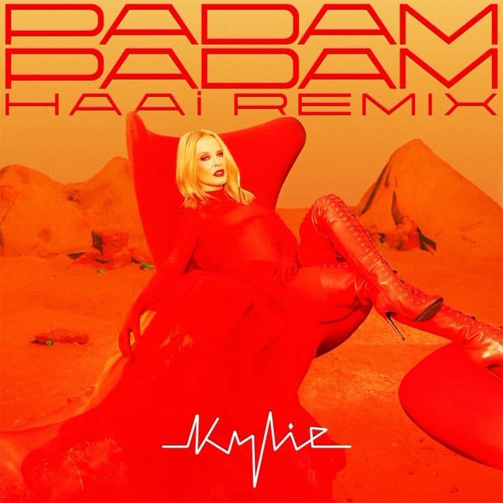 カイリー・ミノーグのインスタグラム：「The Padam Padam @haaihaaihaai Remix is out everywhere now! SO excited for you all to hear this new version of the track ❤️」