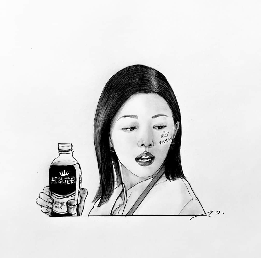 逢坂庵さんのインスタグラム写真 - (逢坂庵Instagram)「23sketch0722 ・ ・ #pencildrawing #portrait #portraitsketch #illustagram #monochrome #actress #koshibafuka #fukakoshiba #鉛筆画 #人物画 #イラストグラム #モノクロイラスト #素描 #美人画 #女優 #小芝風花 #紅茶花伝 #転職の魔王様」7月21日 18時13分 - ohzaka_an