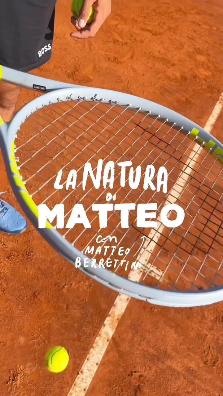 マッテオ・ベレッティーニのインスタグラム：「Matteo Berrettini racconta come coltivare il proprio talento naturale, dalla racchetta alla forchetta 😜  Matteo Berrettini shares how to cultivate your natural talent, from racquet to fork 😜  #Grancereale #MatteoBerrettini #Berrettini #Adv」