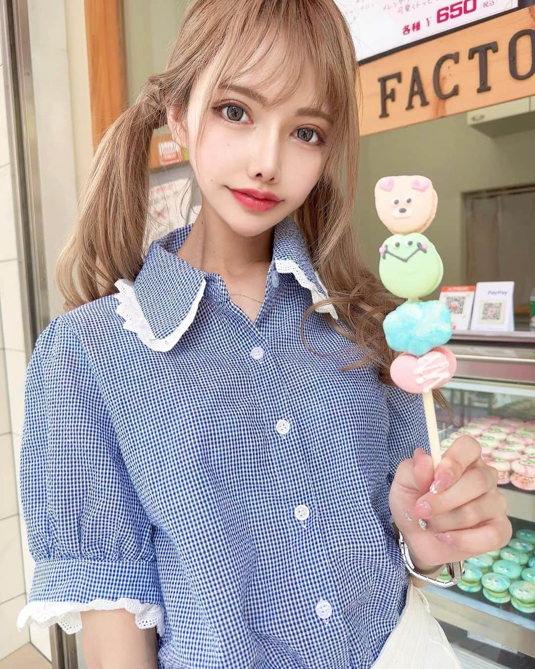 のインスタグラム：「‪‪❤︎‬ かわいいマカロンみっけ🍡  @sheinofficial ‪‪ @dazy_fashion   ⋆☽クーポン番号 LOVEDAZY251  ⋆☽商品検索 2399717  お買い上げ1〜5,999円までは15%OFF 6,000円以上は20%OFFで適用  #SHEIN  #SHEIN購入品  #SHEINコーデ  #SHEINforAll  #153cmコーデ  #低身長コーデ  #SHEINDazy  #Dazy #SHEINforAll #ootd #SHEINpartner」