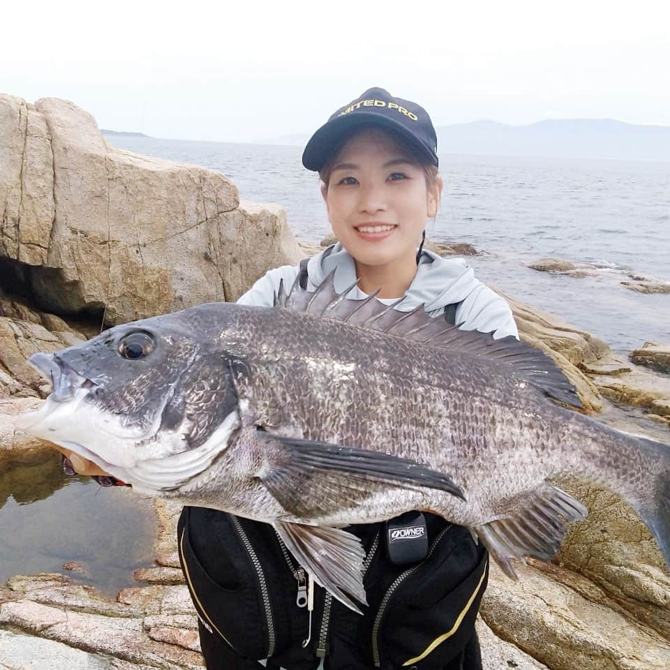 レジャーフィッシングさんのインスタグラム写真 - (レジャーフィッシングInstagram)「乗っ込みが終わって 食い気が渋くなり続けているチヌを狙って 山口美咲さんが岡山県牛窓沖の磯に釣行!  『鱗海マスターチューン』00号の竿が大きく曲がって ラストに48.5cmのビッグサイズがヒット！  水温が上がってエサ盗りが増え 厳しい状況が続く見込みですが そのぶん悩ましいチヌ釣りが楽しめそうとのことです。  ◆釣行記事はレジャーフィッシング８月号に掲載! 本誌の詳細、その他の記事は、 ハイライト「最新号」から記事をチェック！ https://www.e-leisure.jp/book/  ◆ご購入はこちら！ オンラインショップ【レジャーフィッシング SHOP】 https://eleisure.theshop.jp/items/75670716  ◆岡山、広島、香川、愛媛、徳島、高知、 兵庫の一部、山口、福岡の主要な釣具店及び書店やで販売。 Amazonでも販売! https://amzn.asia/d/gXvltN7  #山口美咲  #フカセ釣り #波止釣り #夏の釣り #岡山 #牛窓 #瀬戸内海 #磯釣り #フカセ釣り #チヌ #クロダイ #黒鯛 #釣り女子 #釣りガール #レジャーフィッシング #釣り #海釣り」7月21日 20時00分 - leisurefishing