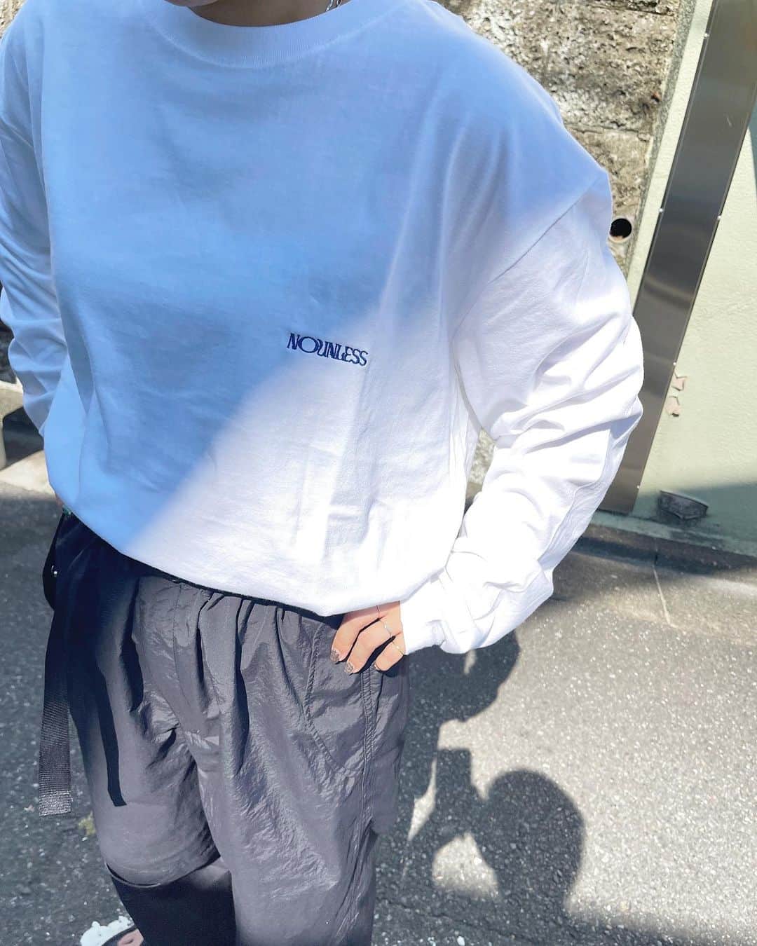 根岸優さんのインスタグラム写真 - (根岸優Instagram)「* 涼しい時は 日焼け対策で長袖かな🩵 * * #NOUNLESS #ナウンレス」7月21日 20時05分 - younegi