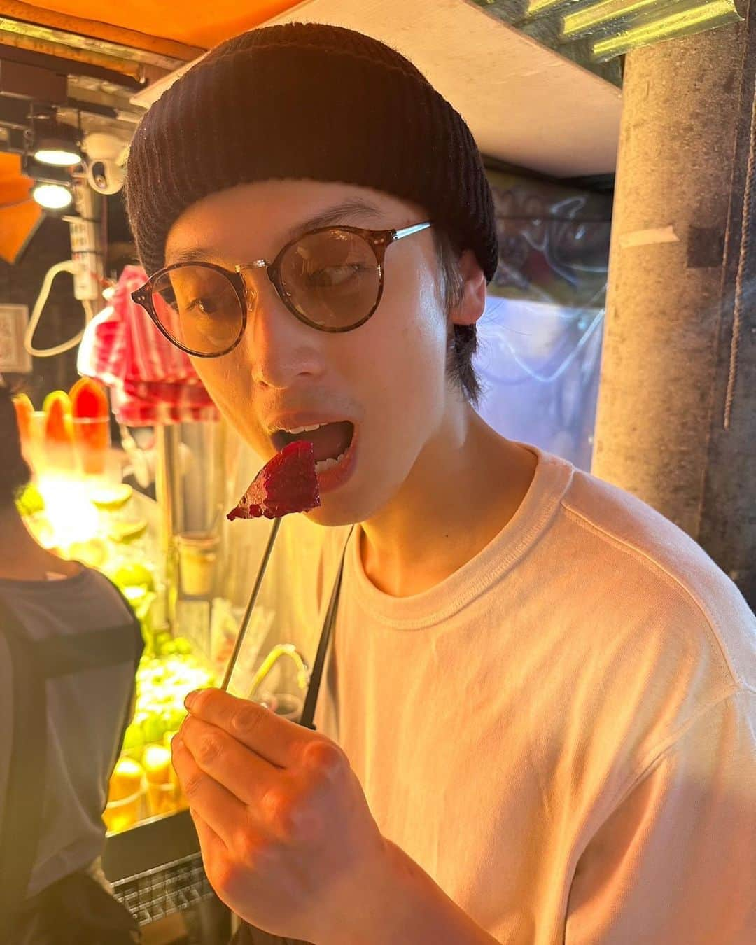 松本大輝のインスタグラム：「Taiwan🥭  #饒河街観光夜市 #九份」