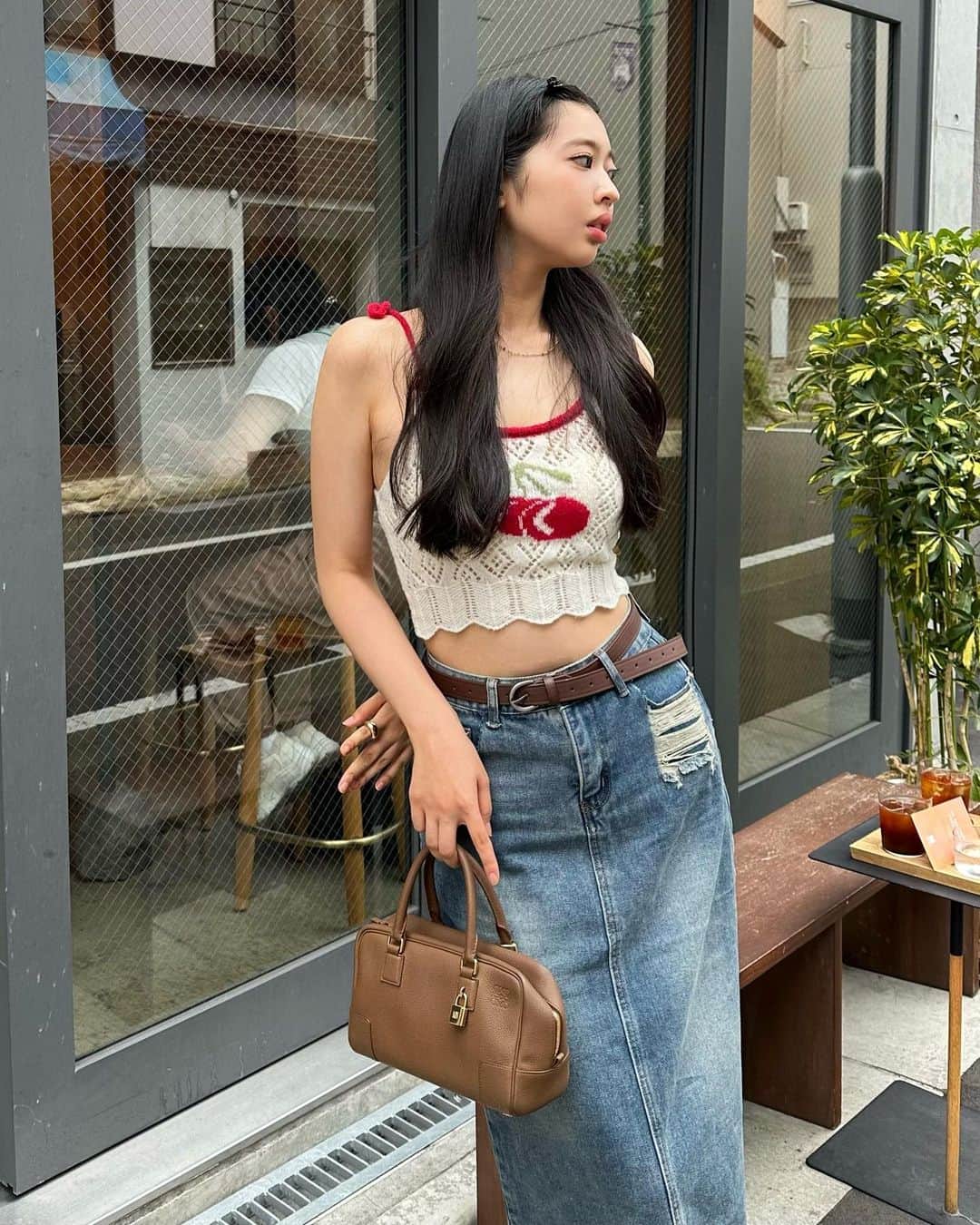 のインスタグラム：「☕️🌴🍒」