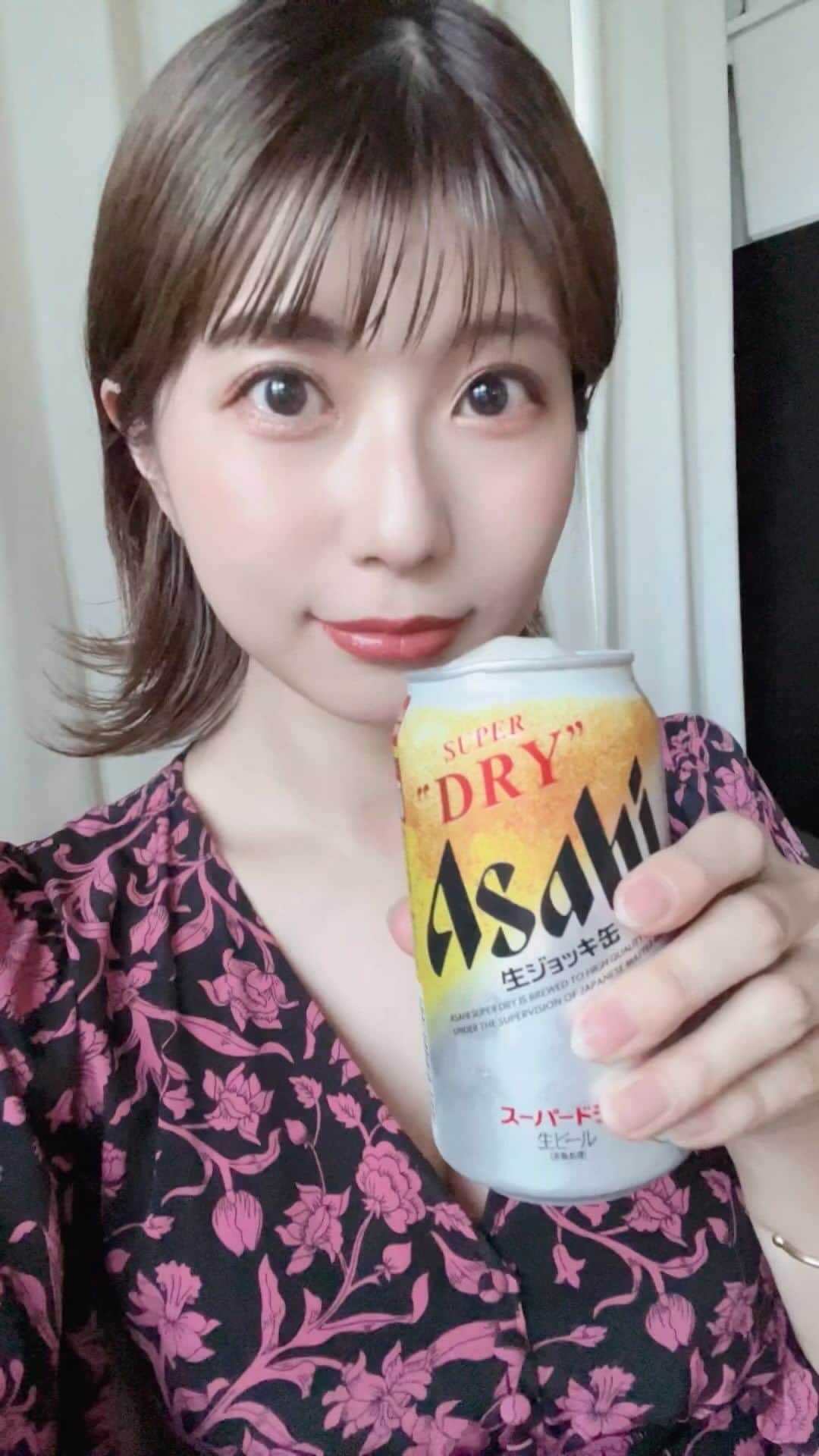 天野麻菜のインスタグラム：「ビール女子。3545」