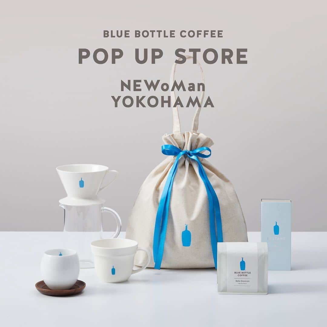 Blue Bottle Coffee Japanさんのインスタグラム写真 - (Blue Bottle Coffee JapanInstagram)「現在、ニュウマン横浜に出店中のブルーボトルコーヒー ポップアップストアは7月25日(火)までの出店です！⁠ ⁠ コーヒー豆はもちろん、コーヒーカップや持ち運びできるボトル、ご自宅でのコーヒーライフを彩る抽出器具など、バラエティ豊かなアイテムをご用意しております✨⁠ ⁠ ⁠ 内側のボトルロゴがチャーミングな「ジェイドポーセリンカップ」や鮮やかなブルーのリボンが目を引く「リボンラッピングバッグ」は、店舗だとここでしかご購入いただけない限定アイテムとなっております！⁠ ⁠ 「コーヒー豆を買いたいけど、どれが自分の好みかわからない…」という方でも、スタッフがお好みをお伺いし、コーヒー豆の特徴などご案内させていただきますので、安心してお越しくださいませ。⁠ ⁠ ⁠ また、ニュウマン横浜の 1 Fにあるカフェスタンドでは期間限定で「ワッフル パフェ」もご用意しております💙⁠ ⁠ 2020年のカフェスタンドオープン時にご提供していたメニューで、焼き立ての「リエージュ ワッフル」に自由が丘にアトリエを構えるクラフトアイスクリームブランド「HiO ICE CREAM」さんのミルクアイスをトッピングした、見た目も可愛らしいデザートです。⁠  仕上げのトッピングはコーヒーかチョコレートをお選びいただけますので、気分に合わせてお楽しみくださいね♪⁠ ⁠ ワッフル パフェのご提供も 7月25日(火)までとなっておりますので、ショッピング後のコーヒーブレイクにお楽しみいただけますと嬉しいです。⁠ ⁠ ⁠ ーーーーーーーーーー⁠ ブルーボトルコーヒー ポップアップストア ニュウマン横浜⁠ 期間：7月1日(土)〜7月25日(火)⁠ 営業時間：平日11:00−20:00、土日祝10:00−20:00⁠ 場所：〒220−0005 神奈川県横浜市西区南幸 1−1−1⁠ 　　　ニュウマン横浜　NEWoMan Lab. 3F⁠ アクセス：JR横浜駅 中央北改札または中央南改札からすぐ⁠ ーーーーーーーーーー⁠ ⁠ ⁠ ⁠ #newoman横浜⁠ #HiOICECREAM⁠ #ブルーボトルコーヒー⁠ #BlueBottleCoffee⁠」7月21日 20時41分 - bluebottlejapan