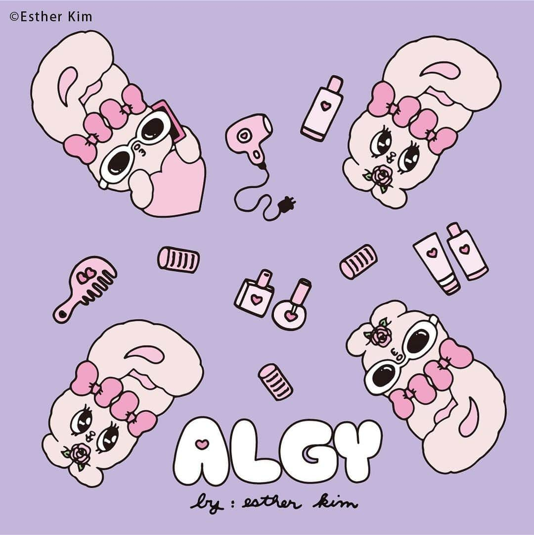 ALGY 【alternative + girly ＝ ALGY 】さんのインスタグラム写真 - (ALGY 【alternative + girly ＝ ALGY 】Instagram)「. Esther Bunny（エスターバニー）×ALGYのコラボアイテムが登場！💗 8/4(金)発売開始🌈 世界中から注目を集めるイラストレーター Esther Kim(エスターキム）が手がける 韓国で大人気のキュートなうさぎのキャラクター"Esther Bunny"とコラボが登場！ 　 うさぎのモチーフがたまらなくかわいいラインナップになってるよ🍒 ストーリーズハイライトからラインナップをチェックしてね♡ ♥Esther Bunnyコラボパーカー　¥3,990(taxin) ♥Esther BunnyコラボロンT　¥2,990(taxin) ♥Esther Bunnyコラボショルダー¥3,490(taxin) ♥Esther Bunnyコラボミニタオル¥550(taxin) 🎀 💄 🎀 　 #estherbunny　　#estherkim #エスターバニー　#エスターキム #collaboration   #コラボ #ALGY #アルジー #パーカーコーデ #うさぎコーデ #ピンクコーデ #ブラックコーデ」7月21日 20時43分 - algy_official