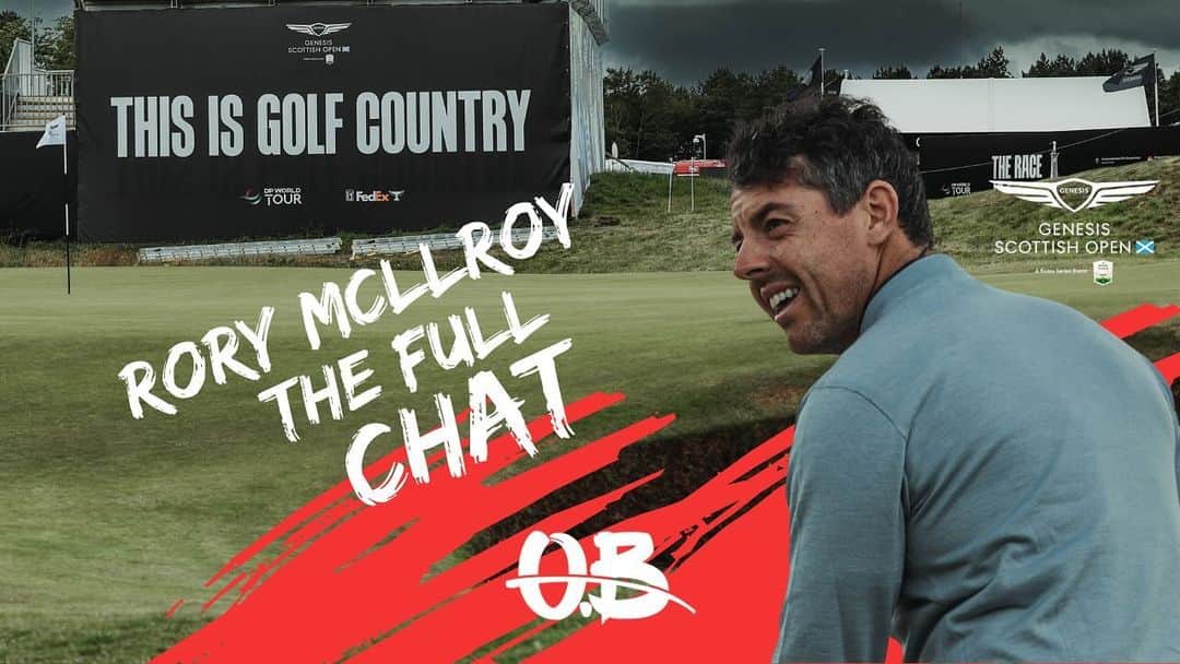 ジェイ・ボスロイドのインスタグラム：「It was great to catch up with @rorymcilroy last week! What a player but more important a top guy!  https://youtu.be/Vuko111aIE0  #golf#golfer#taylormade#nike#rory#theopen」