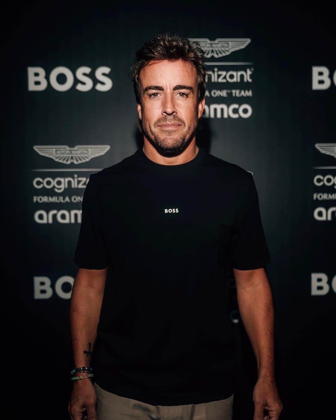 フェルナンド・アロンソのインスタグラム：「Welcome to the BOSS family! We’re thrilled to announce #FernandoAlonso as our new brand ambassador. A two-time world champion and racing BOSS, Alonso continually inspires us, with an epic 32 F1 career wins and 104 podiums under his belt. We're excited to cheer him on for that 33rd win – and beyond #BeYourOwnBOSS」