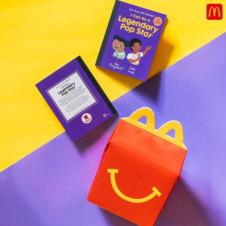 McDonald's Philippinesのインスタグラム：「sing on and read on, budding little pop stars! 💃🏻  Get them our latest Happy Meal Readers book -  I Can Be a Legendary Pop Star! Order now via McDelivery!」